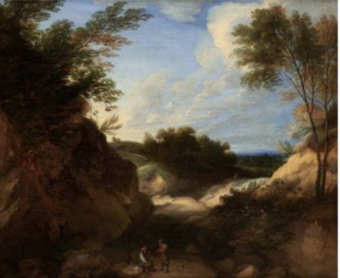 Hilly Landscape with Figures Hilly Landscape with Figures