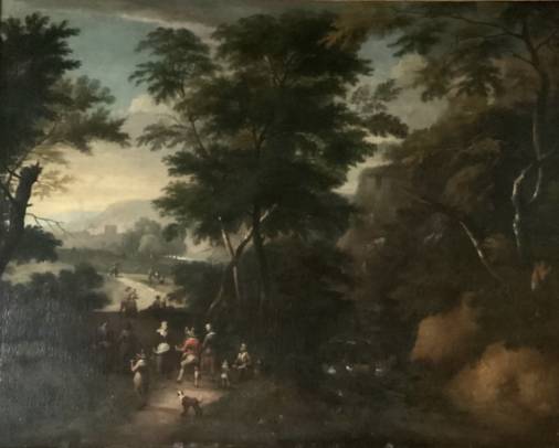 Animated Scene of Dancers and Musicians