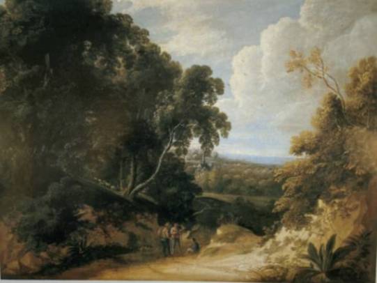 Landscape wit Group of Figures