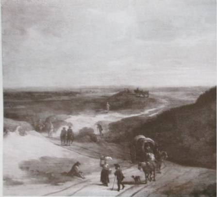 Dune Landscape with Travelers