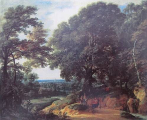 Wooded Hilly Landscape