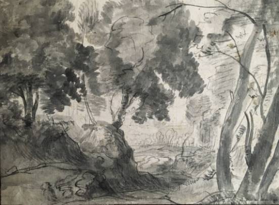 Wooded Landscape with Sunken Road Wooded Landscape with Sunken Road