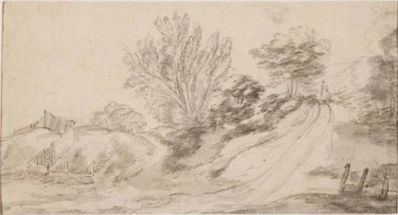 Hilly Landscape with a Road