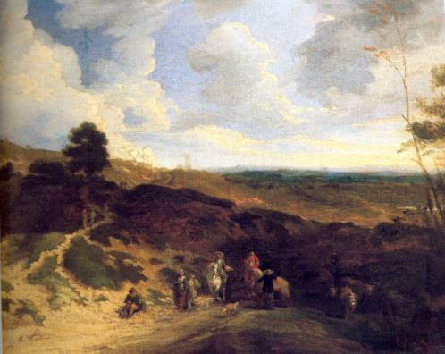 Sandy Landscape with Horsemen Sandy Landscape with Horsemen