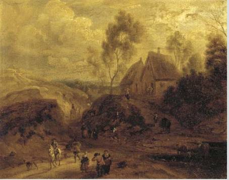 Landscape with Figures on a Track Landscape with Figures on a Track