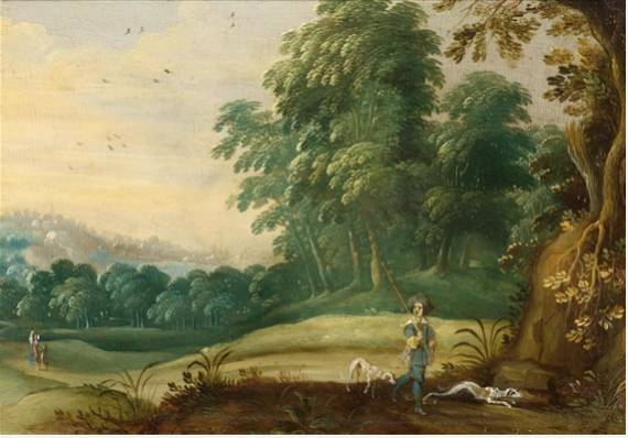 A Hunter in a Landscape A Hunter in a Landscape