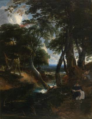 Wooded Landscape with Sint Dominic Wooded Landscape with Sint Dominic