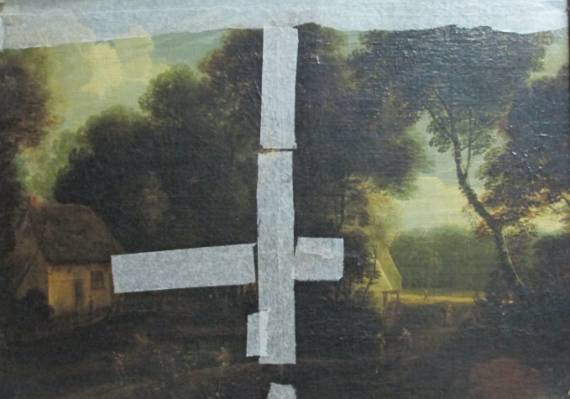 Landscape with a Mill and Small Figures Landscape with a Mill and Small Figures