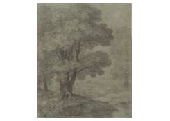 Work 1088: Hilly Landscape with Oak Trees
