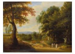 paintings CB:1120 Landscape with Entrance to a Forrest