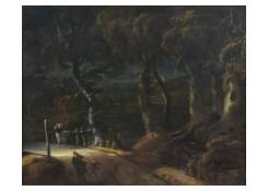 Work 1206: Flemish Landscape with Windswept Path