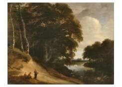 Work 24: Forest Landscape with a River