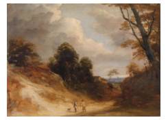 Flemish Landscape with Sandbank and Figures