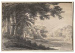 Work 717: Wooded Lanscape with Calm Water