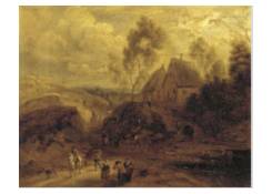 Landscape with Figures on a Track